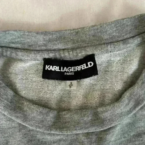 Karl Lagerfeld Heather grey  long sleeve - Picture 2 of 3
